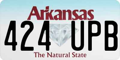 AR license plate 424UPB