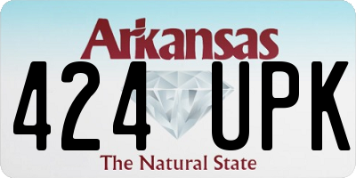AR license plate 424UPK