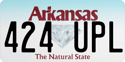 AR license plate 424UPL