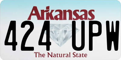 AR license plate 424UPW