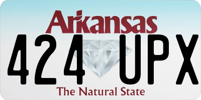 AR license plate 424UPX