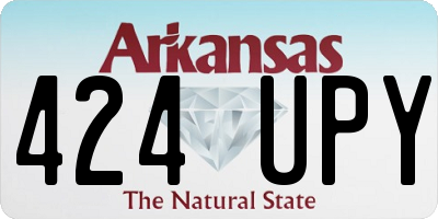 AR license plate 424UPY