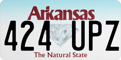 AR license plate 424UPZ