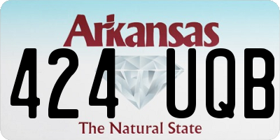 AR license plate 424UQB