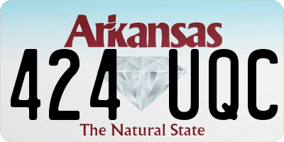 AR license plate 424UQC