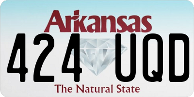 AR license plate 424UQD