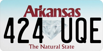 AR license plate 424UQE