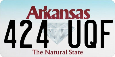 AR license plate 424UQF