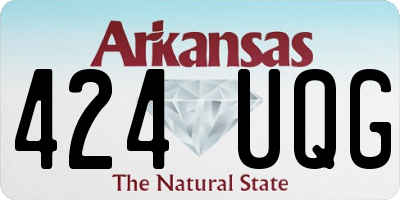 AR license plate 424UQG
