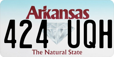 AR license plate 424UQH