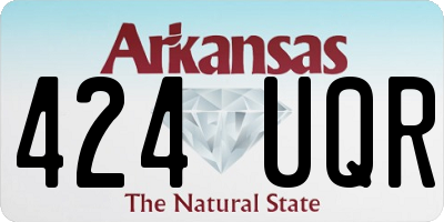 AR license plate 424UQR
