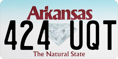 AR license plate 424UQT