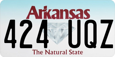 AR license plate 424UQZ