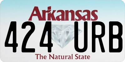 AR license plate 424URB