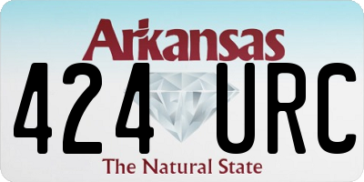AR license plate 424URC
