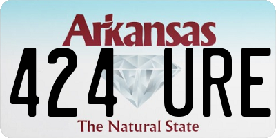 AR license plate 424URE