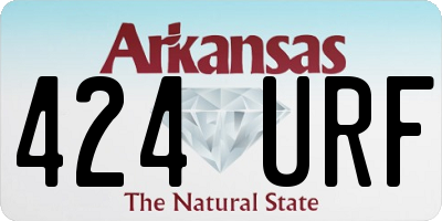 AR license plate 424URF