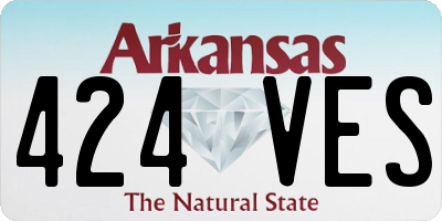 AR license plate 424VES