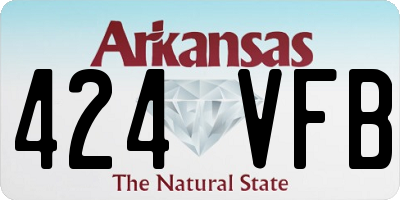 AR license plate 424VFB