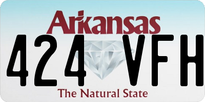 AR license plate 424VFH