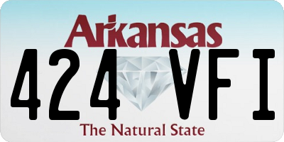 AR license plate 424VFI