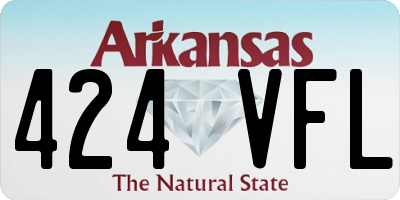 AR license plate 424VFL