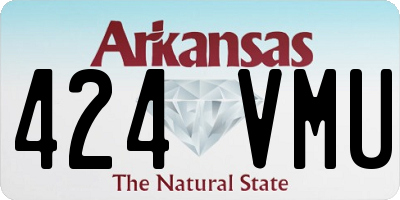 AR license plate 424VMU