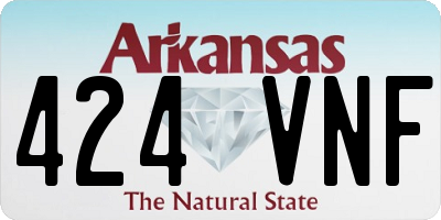 AR license plate 424VNF