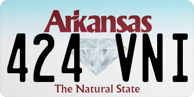 AR license plate 424VNI
