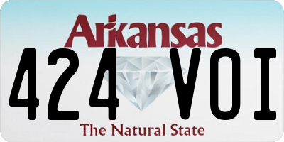 AR license plate 424VOI