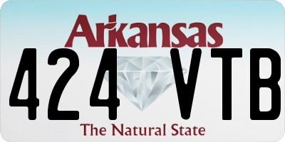 AR license plate 424VTB