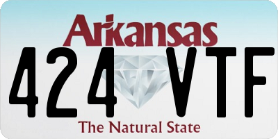 AR license plate 424VTF