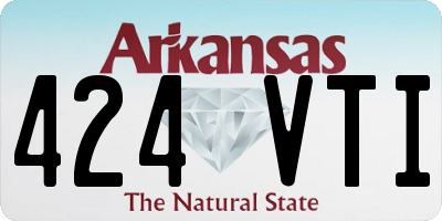 AR license plate 424VTI