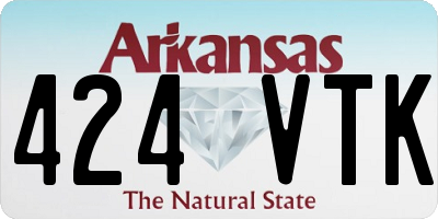 AR license plate 424VTK
