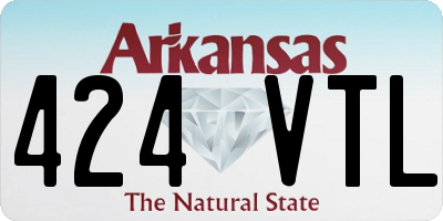 AR license plate 424VTL