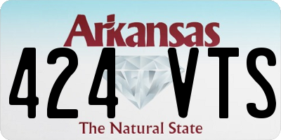 AR license plate 424VTS