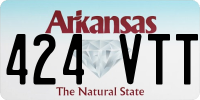 AR license plate 424VTT