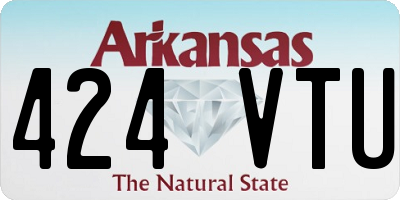AR license plate 424VTU