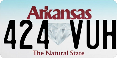 AR license plate 424VUH