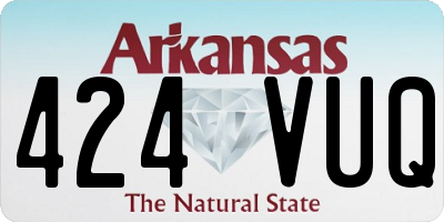 AR license plate 424VUQ