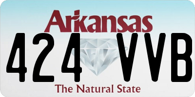 AR license plate 424VVB