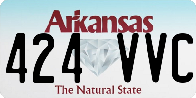 AR license plate 424VVC