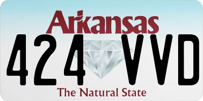 AR license plate 424VVD
