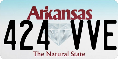AR license plate 424VVE