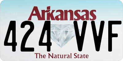 AR license plate 424VVF