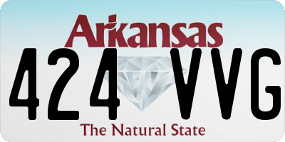 AR license plate 424VVG
