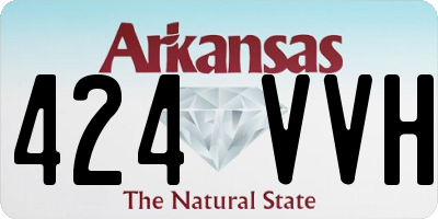 AR license plate 424VVH