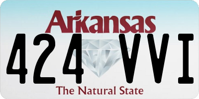 AR license plate 424VVI