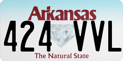 AR license plate 424VVL