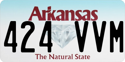 AR license plate 424VVM